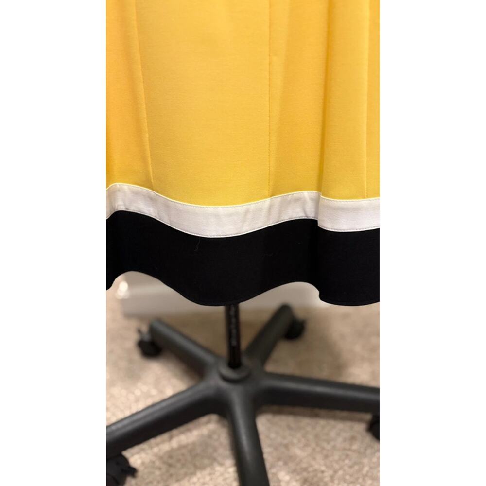 New Calvin Klein, Canary, yellow, and black dress 8P - Picture 4 of 6
